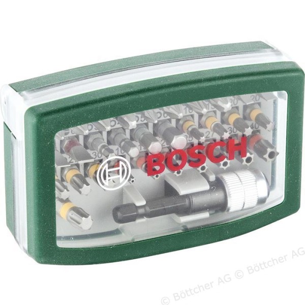 Комплект битове Bosch с цветово кодиране 32 части